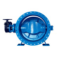 Ductile Iron Electric Double Flanged Eccentric Butterfly Valve